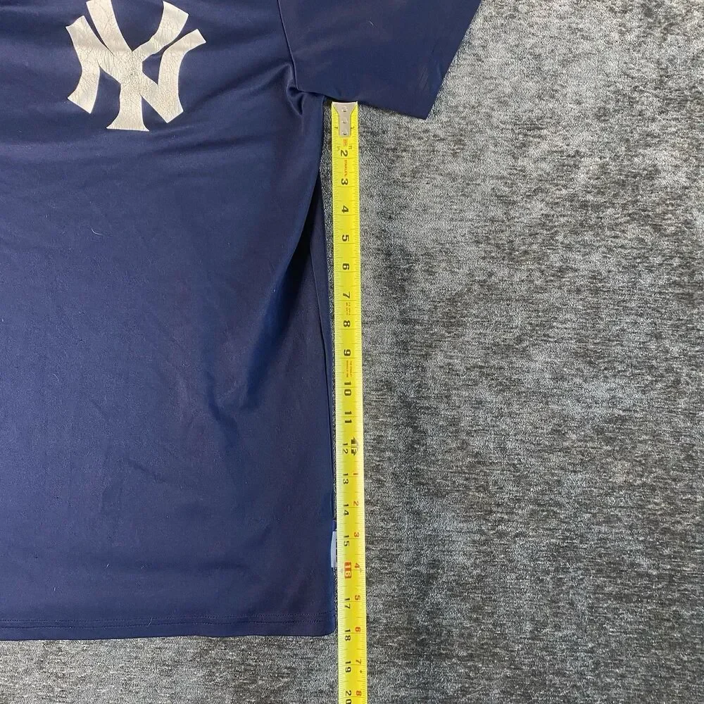VTG New York Yankees MLB Majestic Cool Base Pullover Practice Jersey Men's L-Xl